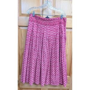 New Directions Women's Size 10 Fit & Flare Pin Tucks on Waist Skirt Midi Lined